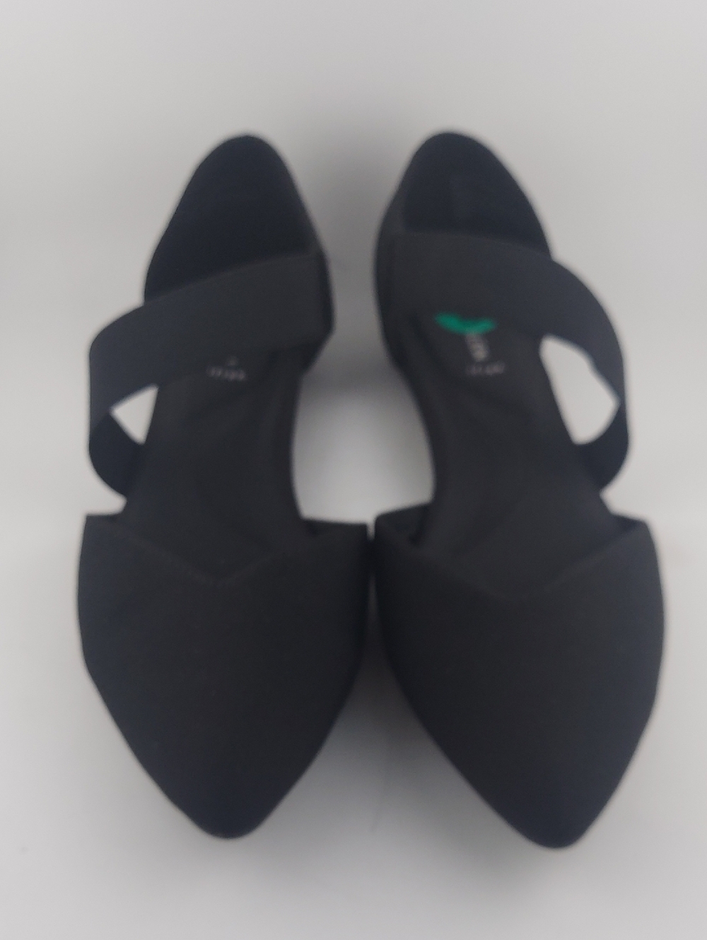 Women's Black Pointed Toe Slip-On Flats